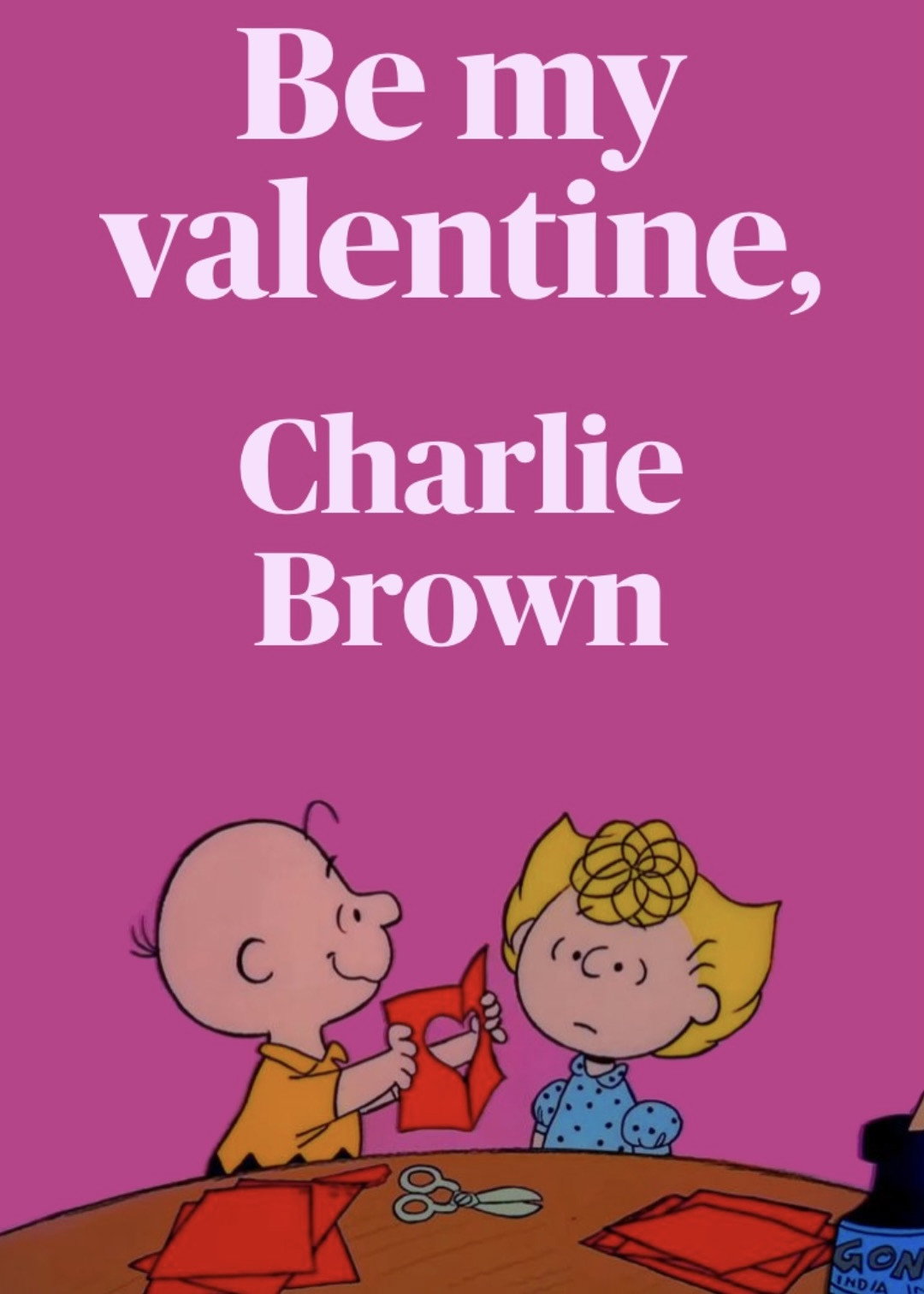 Be My Valentine, Charlie Brown