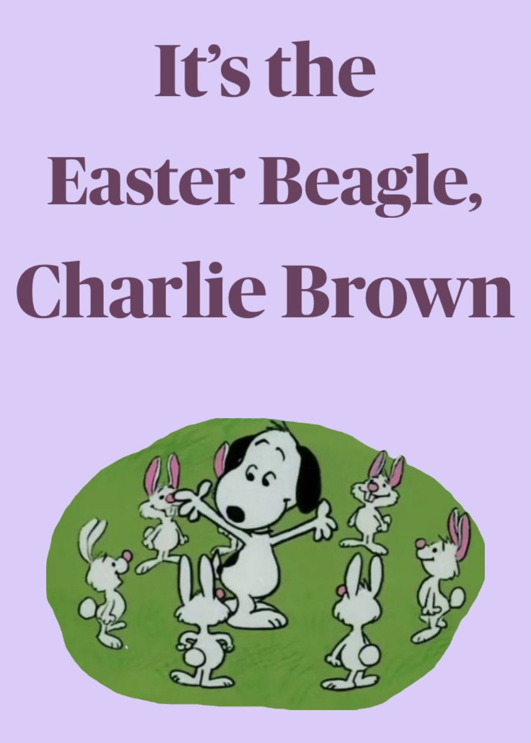 It's the Easter Beagle, Charlie Brown!