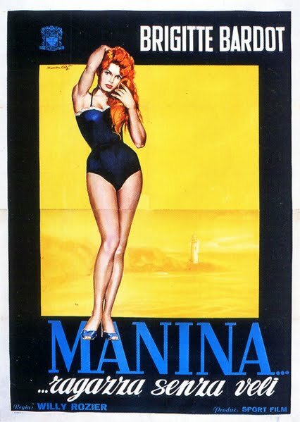 Манина, девушка в бикини