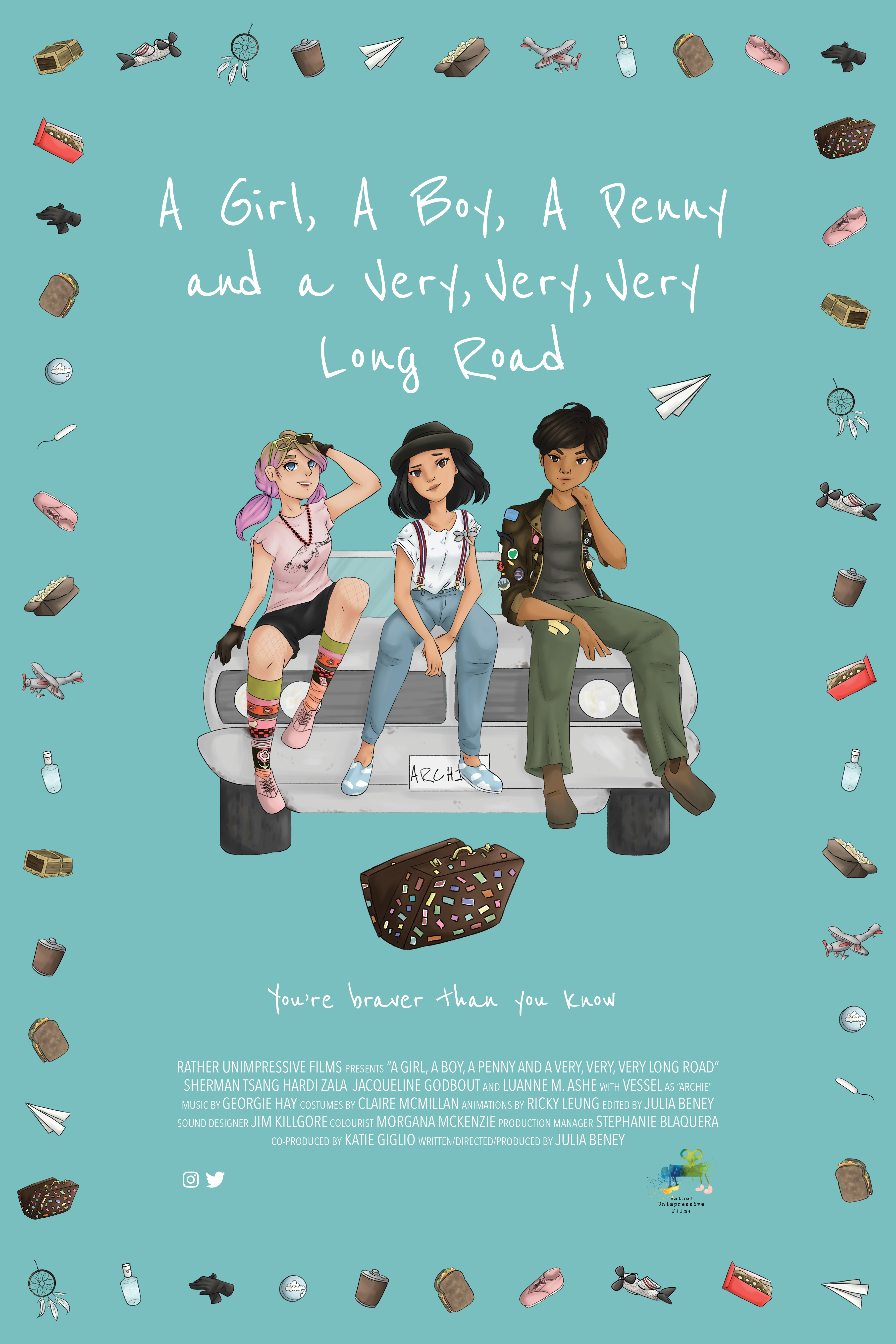 A Girl, a Boy, a Penny and a Very, Very, Very Long Road